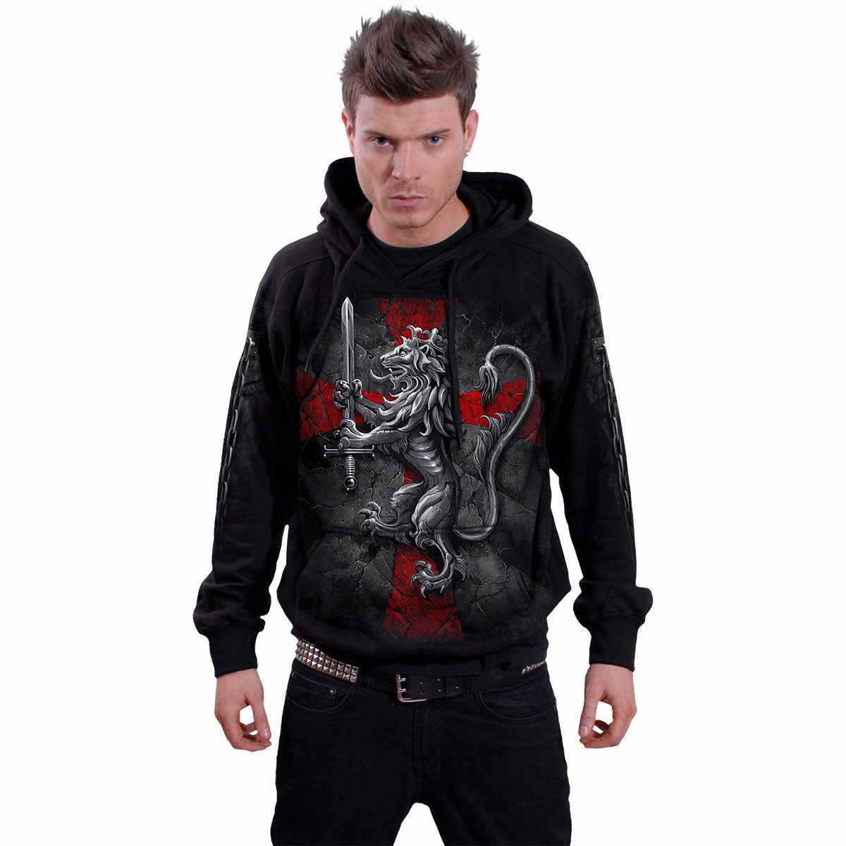VALIANT - Sweat à capuche noir