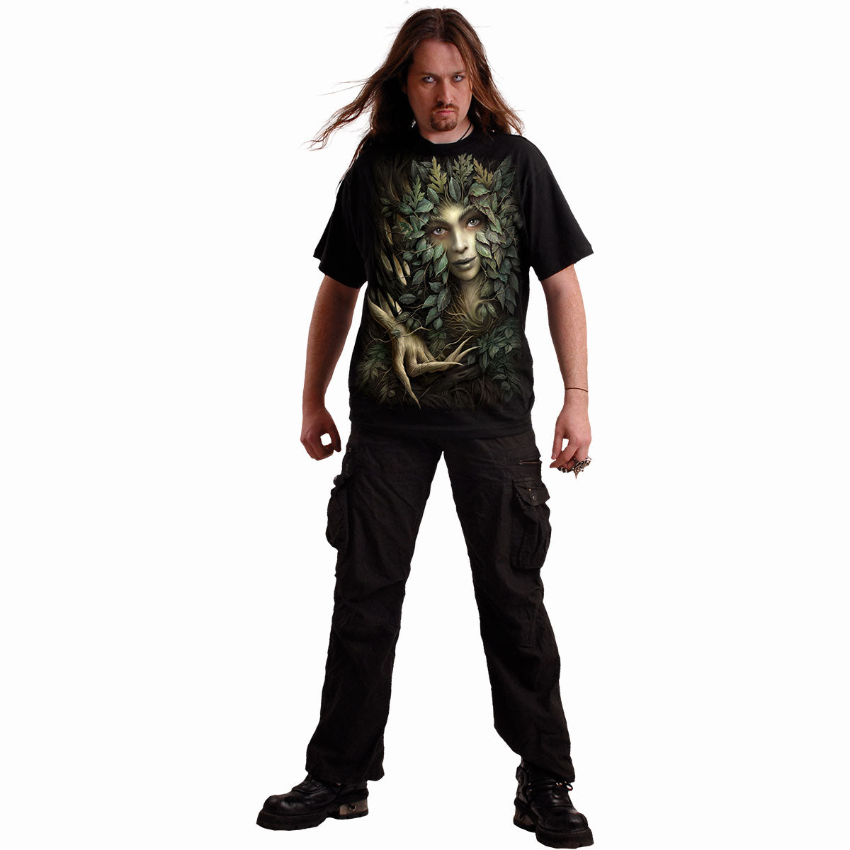 WOODLAND QUEEN - T-shirt noir