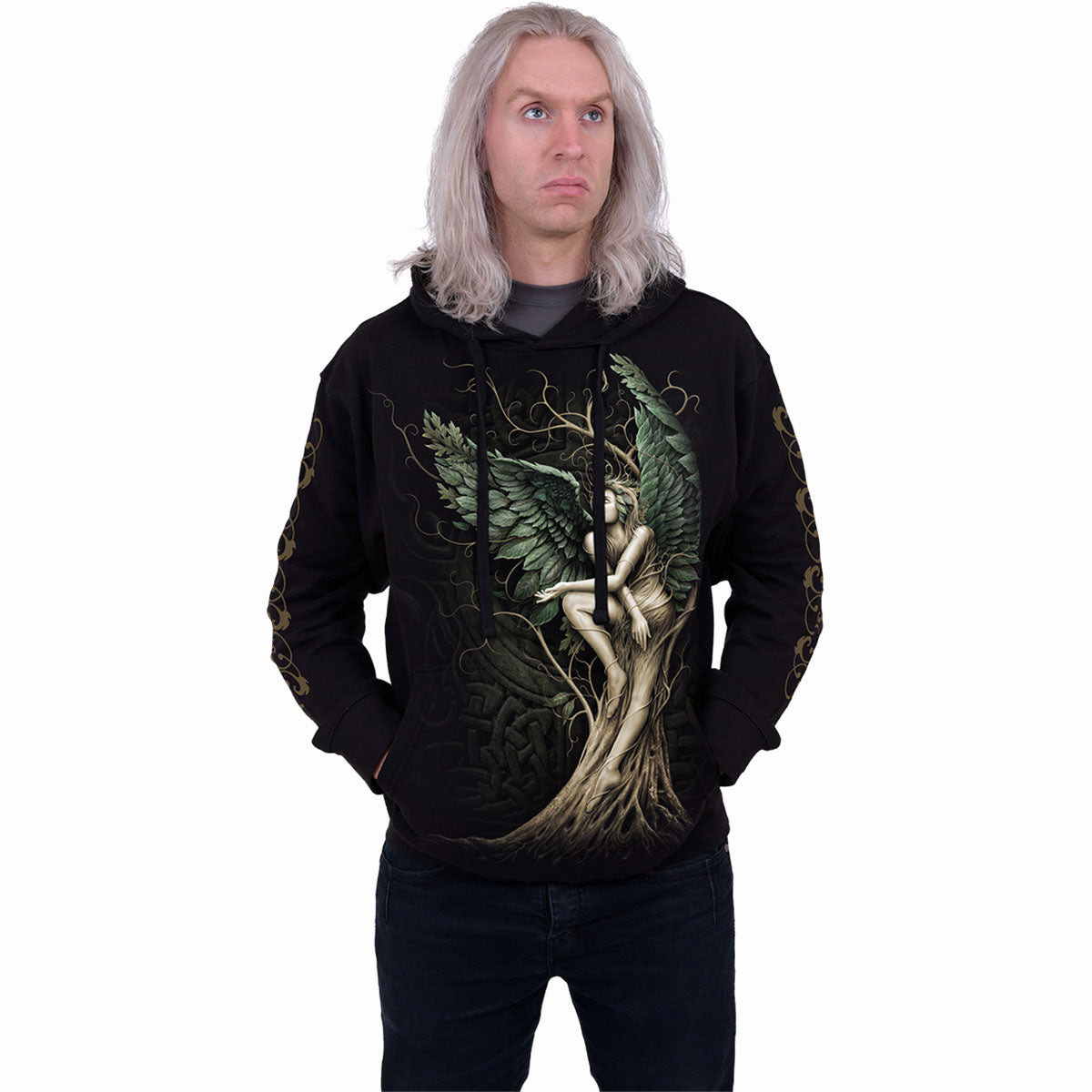 WOODLAND QUEEN - Chandail à capuchon noir