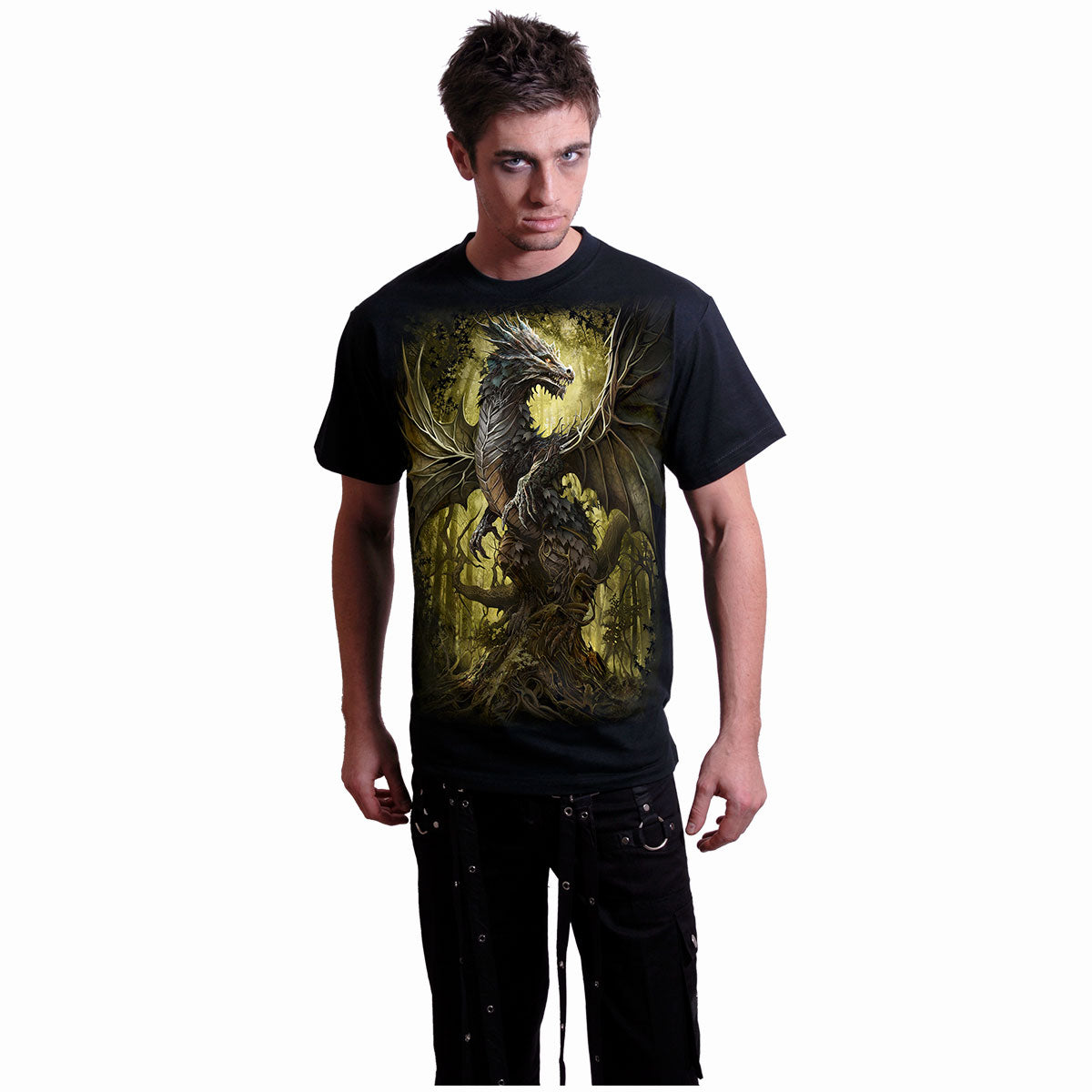 OAK DRAGON - T-shirt noir