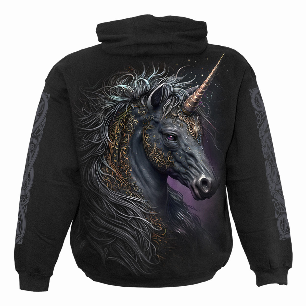CELTIC UNICORN - Chandail à capuchon noir