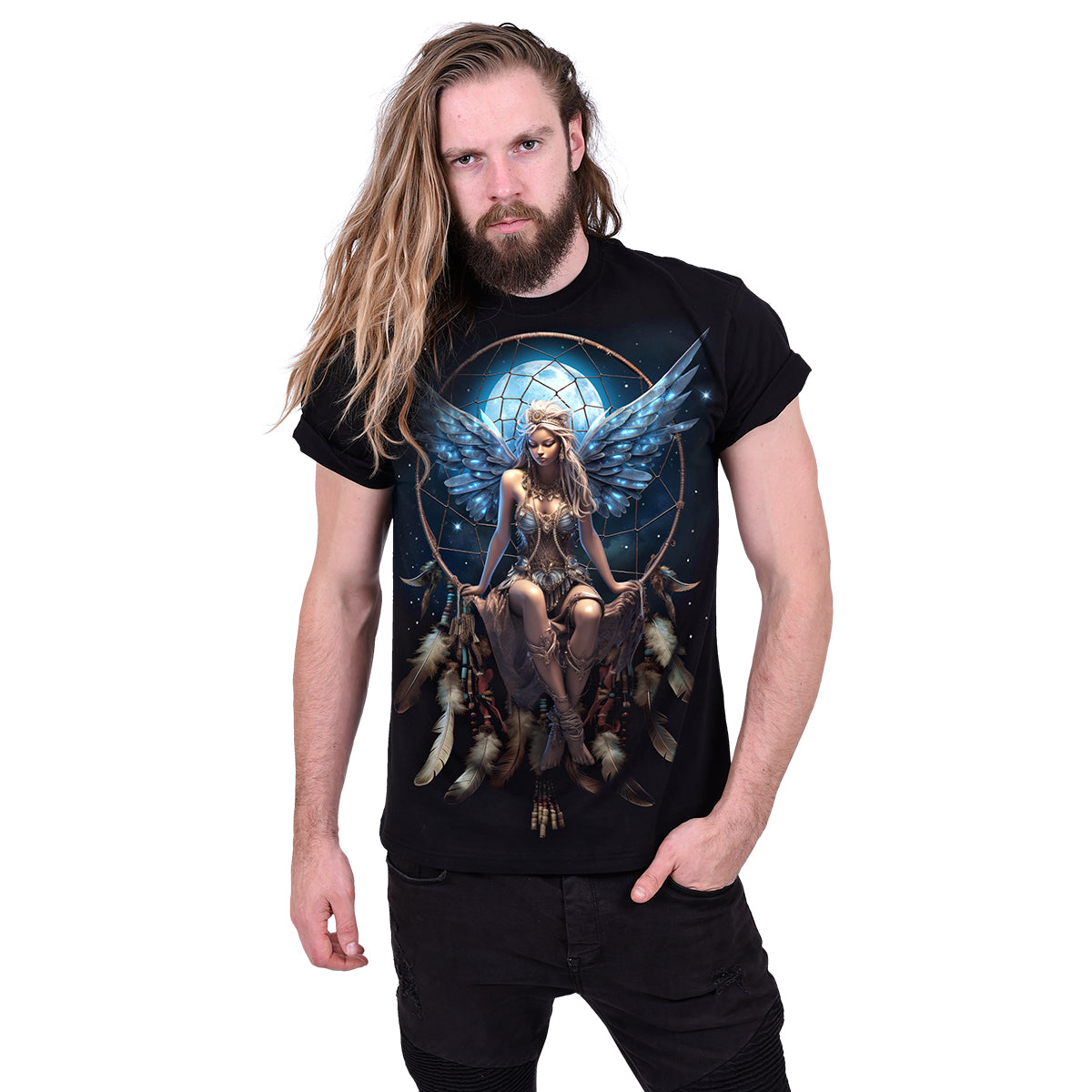 Moon Fairy - T-shirt noir