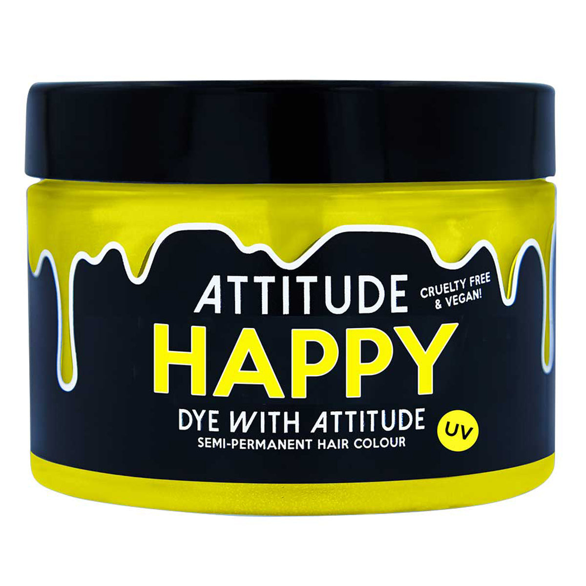 HAPPY UV YELLOW - Teinture capillaire Attitude - 135ml