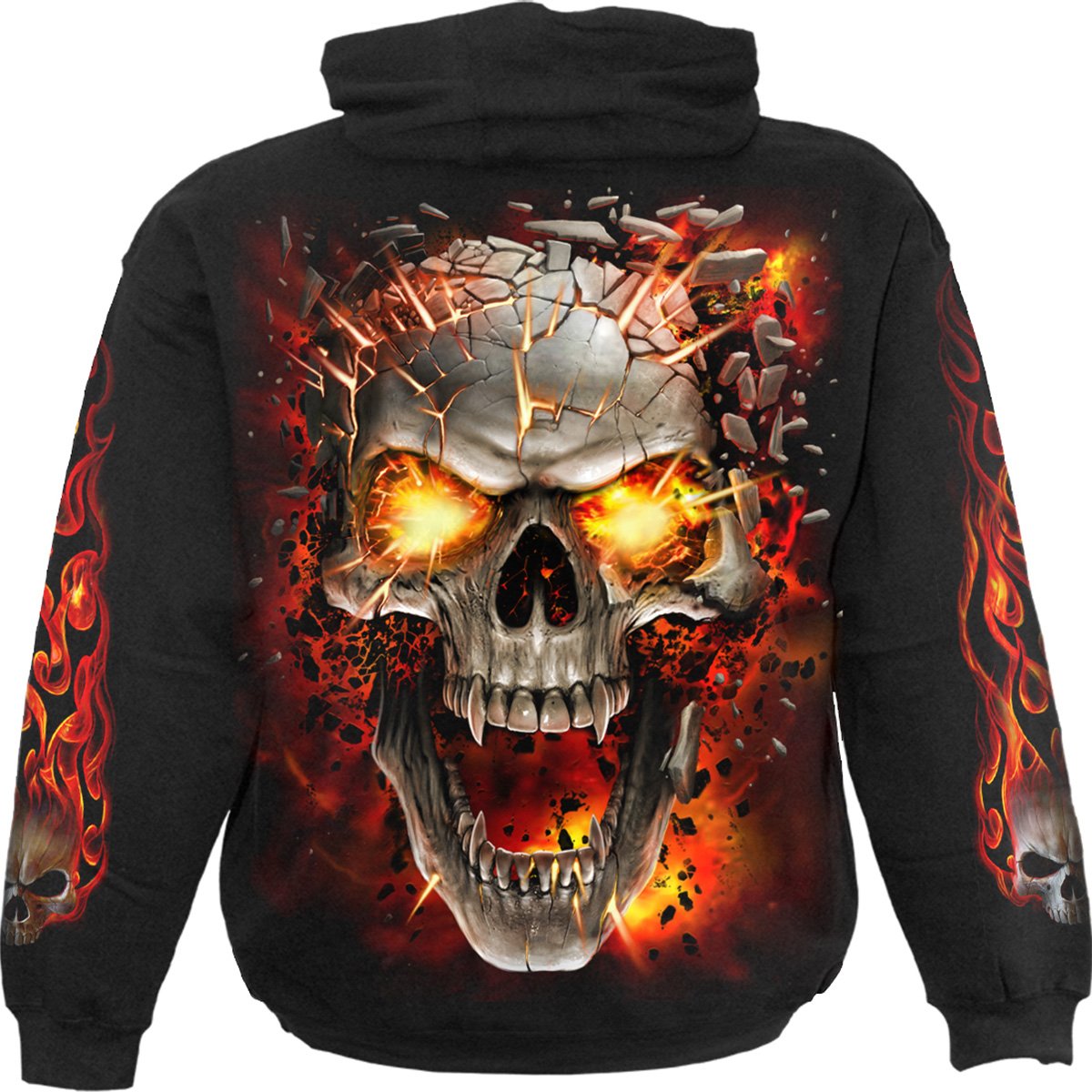 SKULL BLAST - Kids Hoody Black - Spiral USA