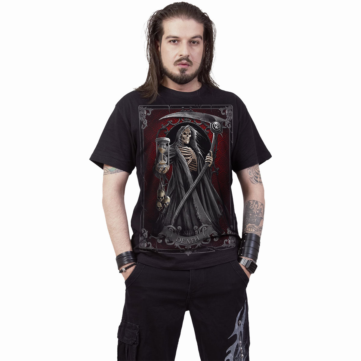 DEATH TAROT - T-Shirt noir