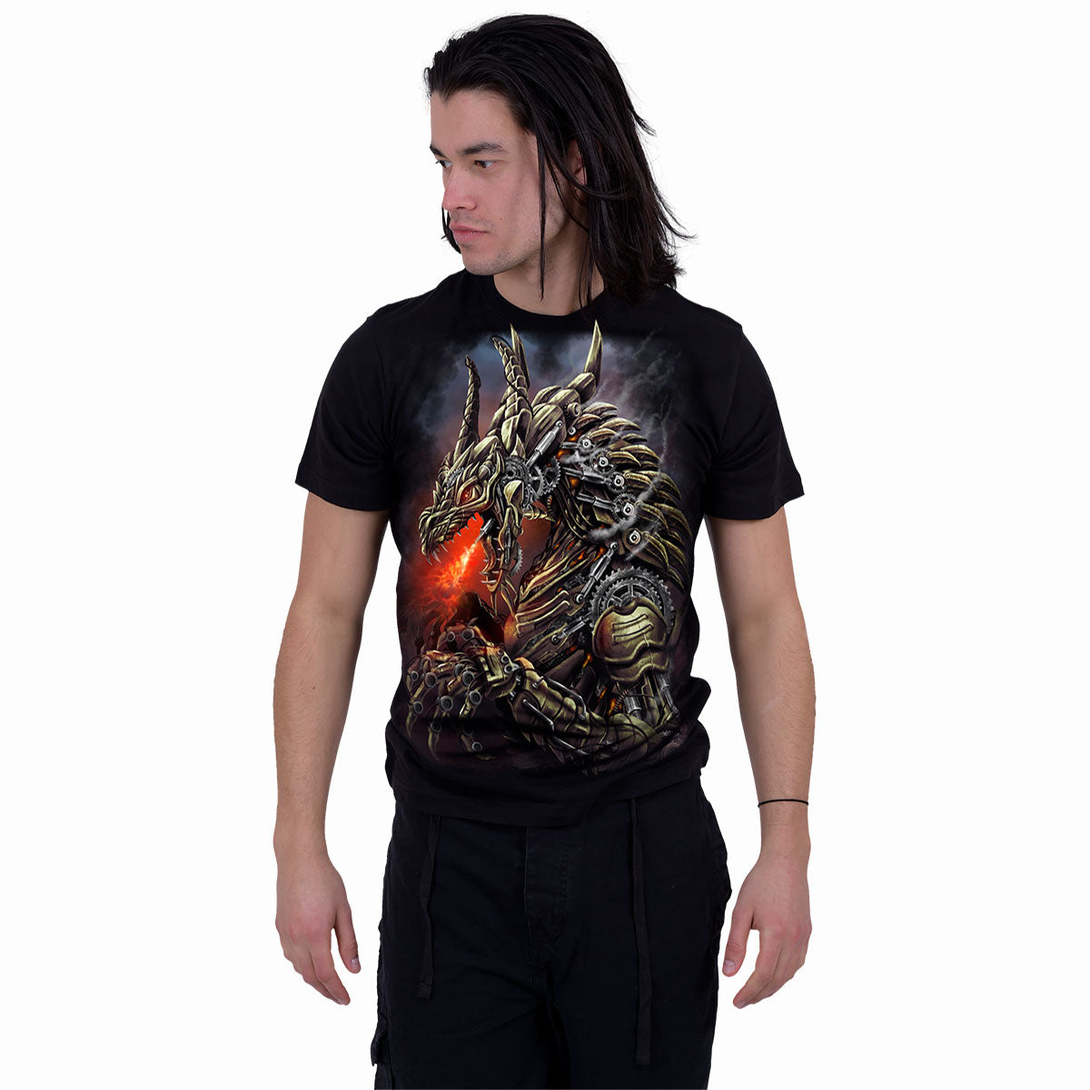 DRAGON COGS - T-shirt noir
