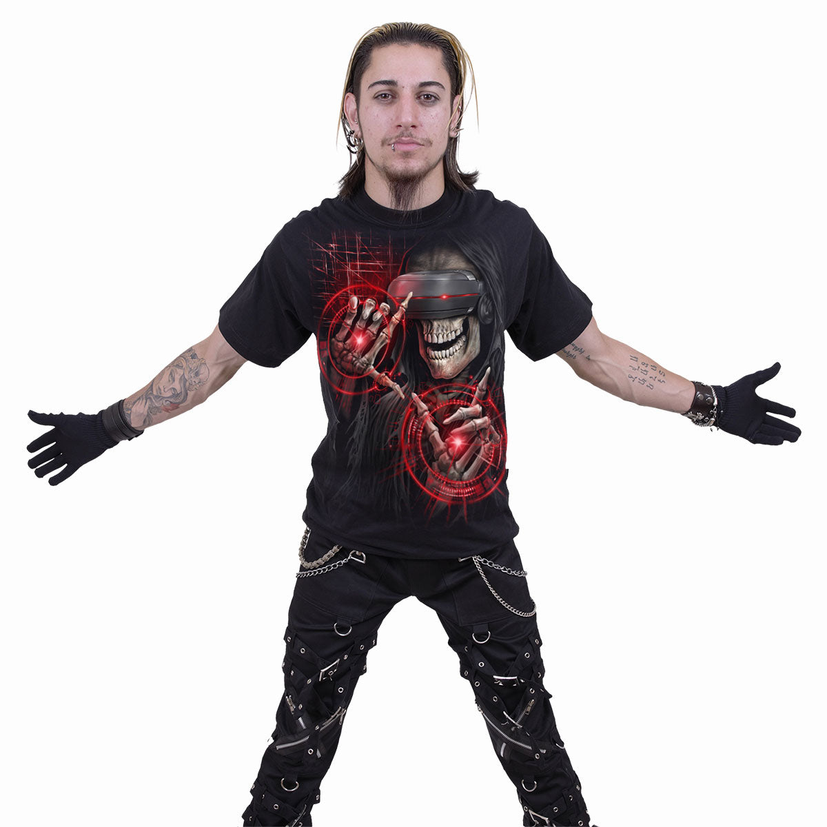 CYBER DEATH - T-Shirt noir