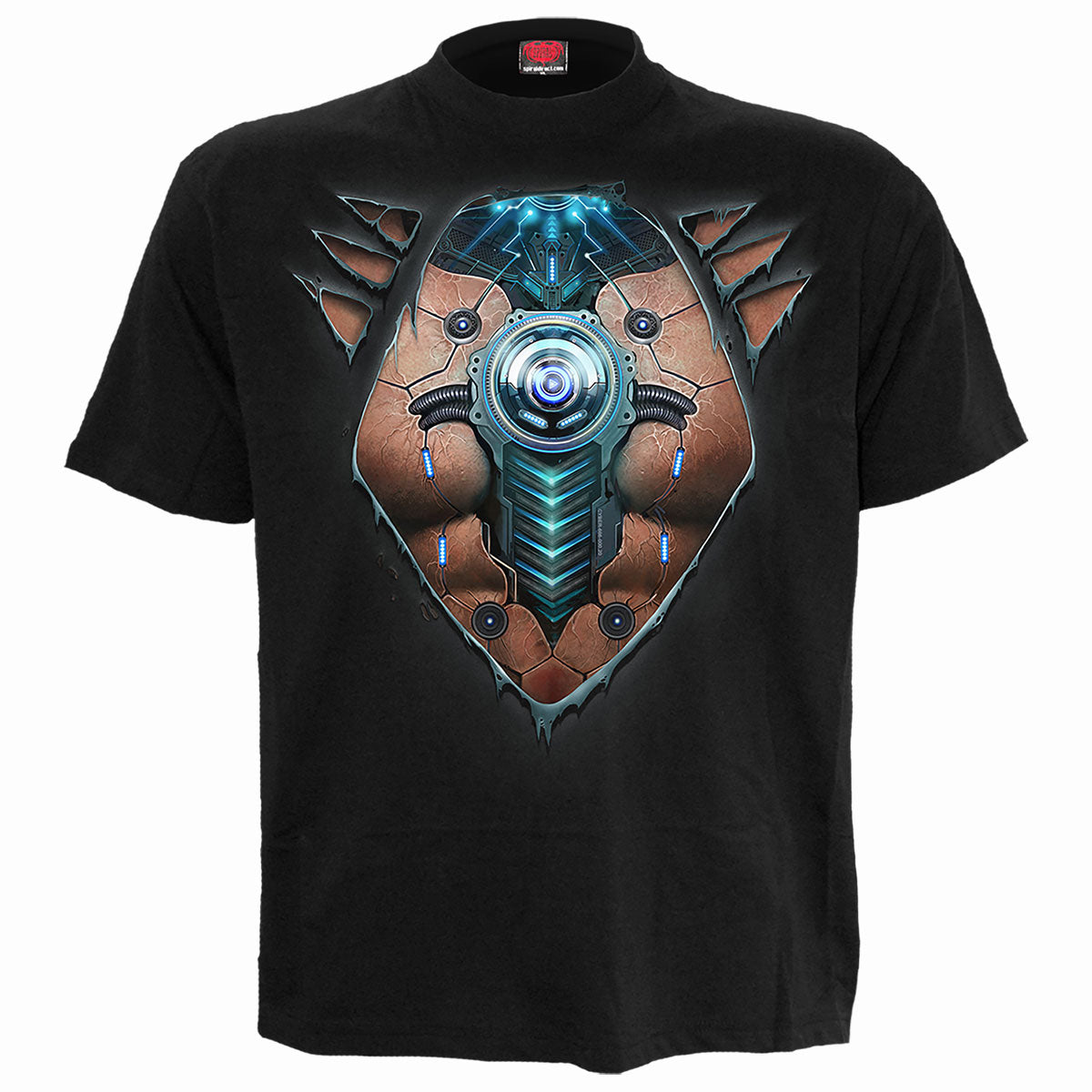 CYBER SKIN - T-shirt noir