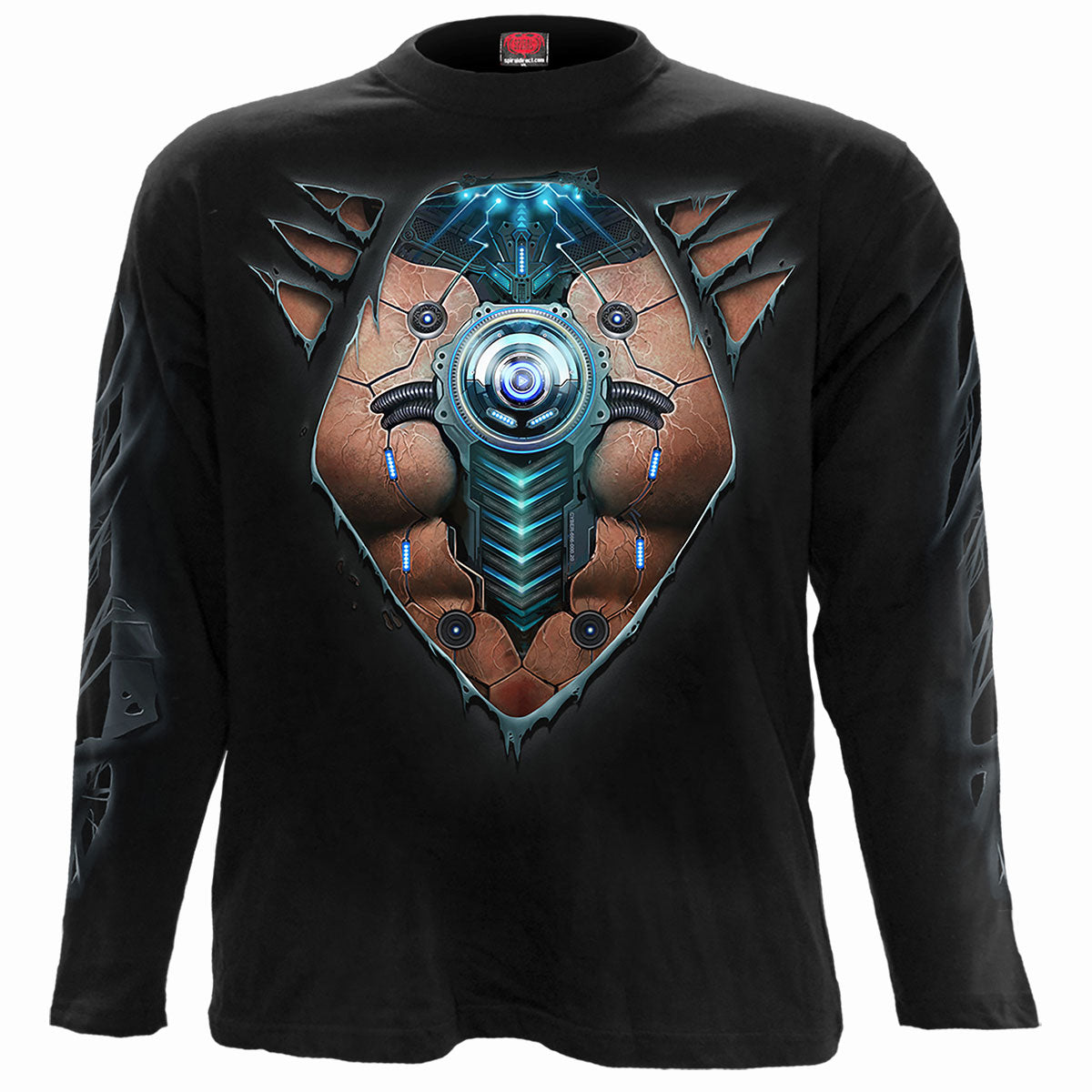 CYBER SKIN - T-shirt à manches longues noir
