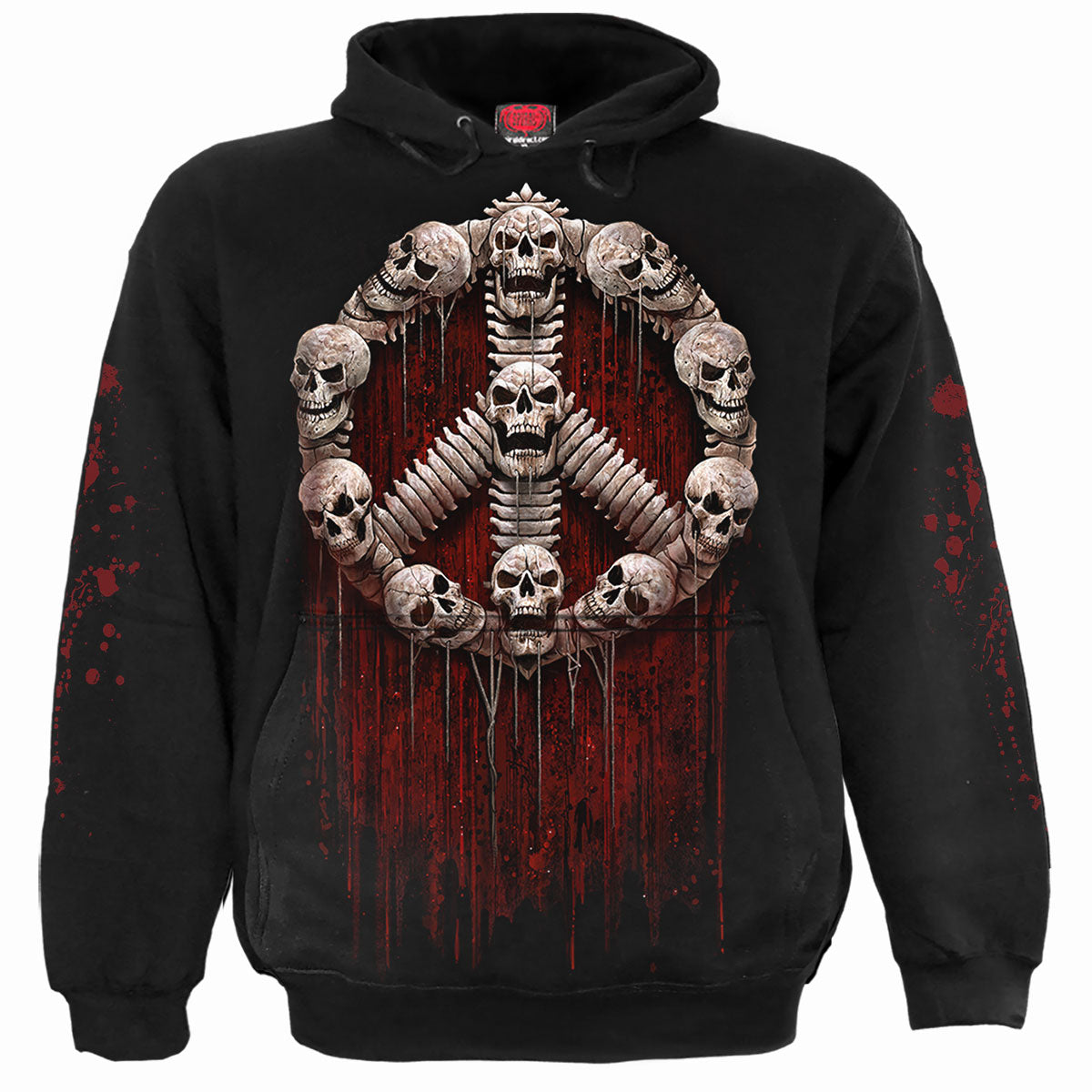 WAR KILLS - Sweat à capuche noir