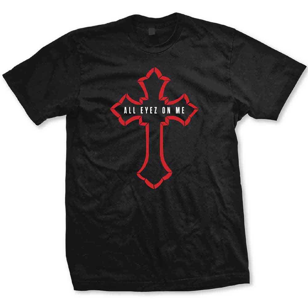 TUPAC - ALL EYEZ LOGO - T-Shirt Black