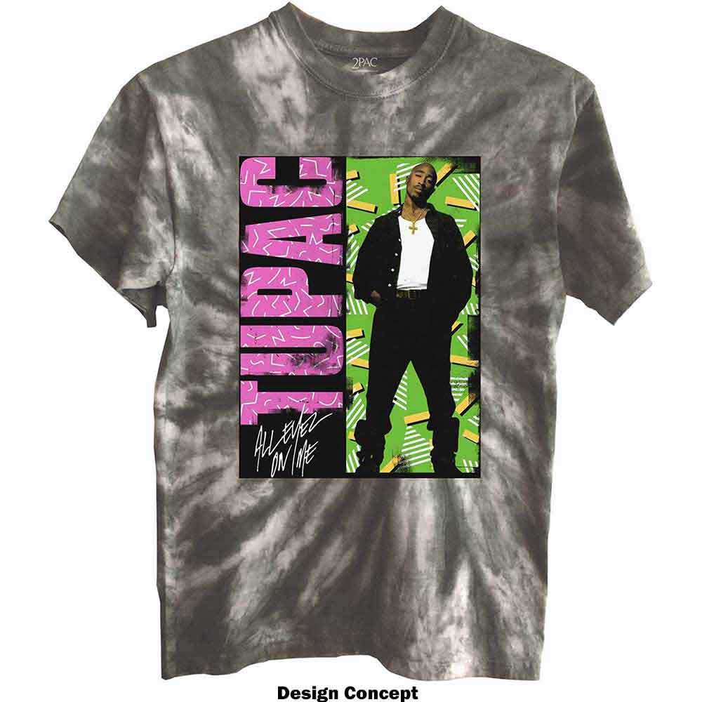 TUPAC - ALL EYEZ ON ME - T-Shirt Green