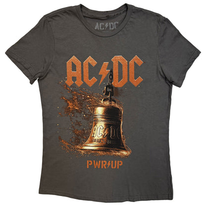 AC/DC - BELL LIGHTNING EU TOUR '25 - Ladies T-Shirt Grey