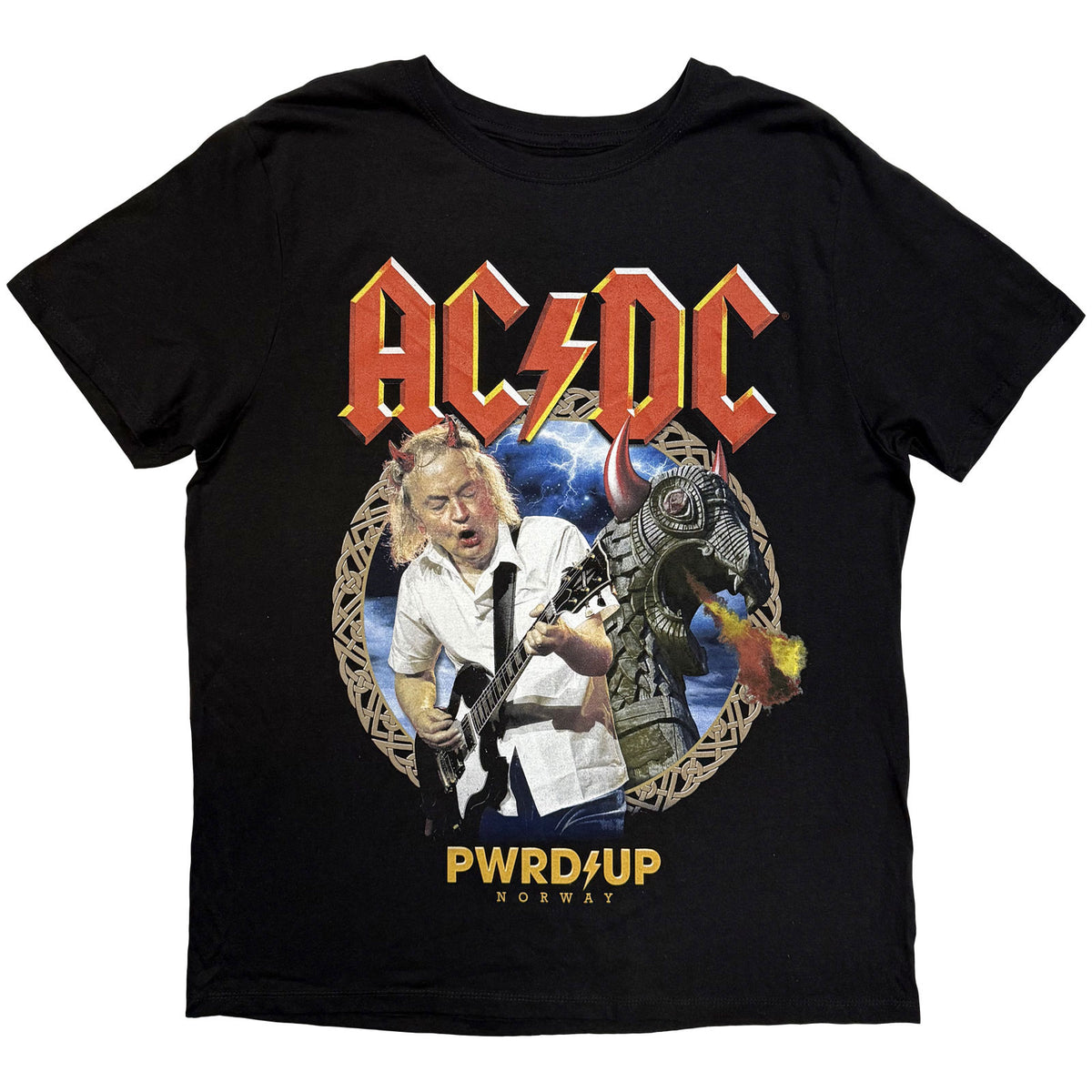 AC/DC - PWR'D-UP NORWAY EU TOUR '25 - T-Shirt Black