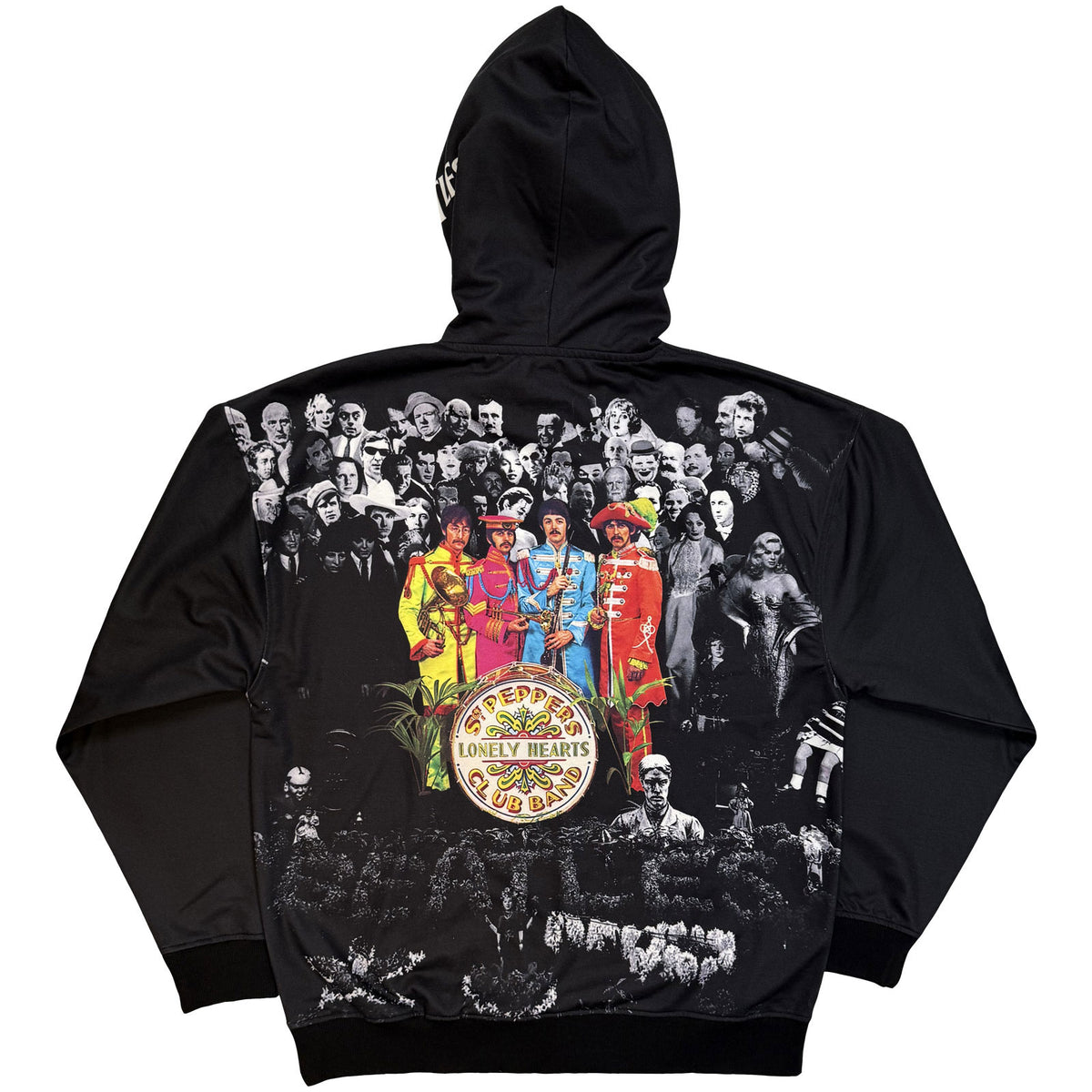 THE BEATLES - SGT PEPPER - Pullover Hoodie Black
