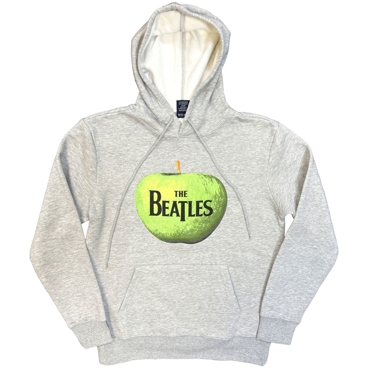 THE BEATLES - APPLE LOGO - Pullover Hoodie Grey
