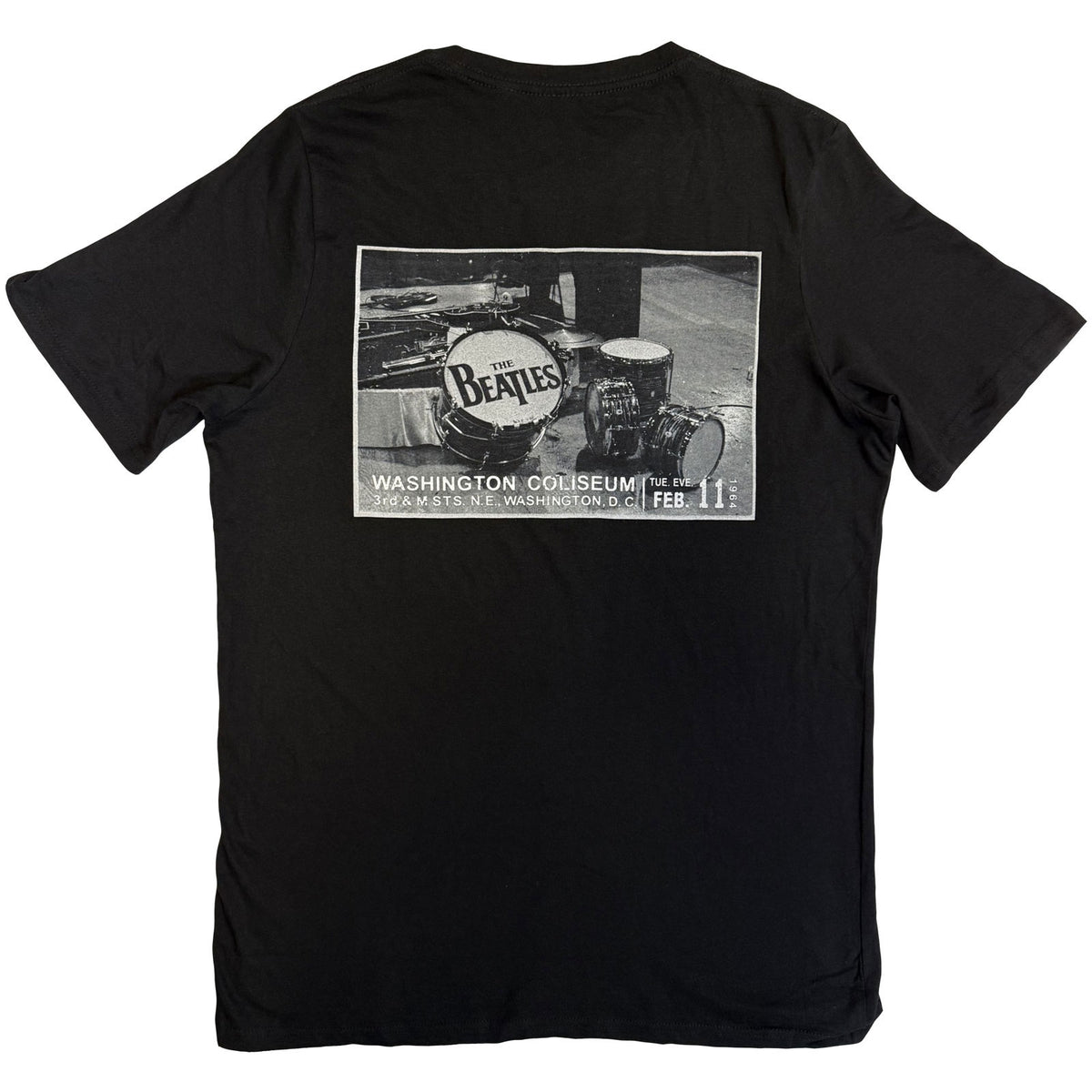 THE BEATLES - WASHINGTON COLISEUM - T-Shirt Black