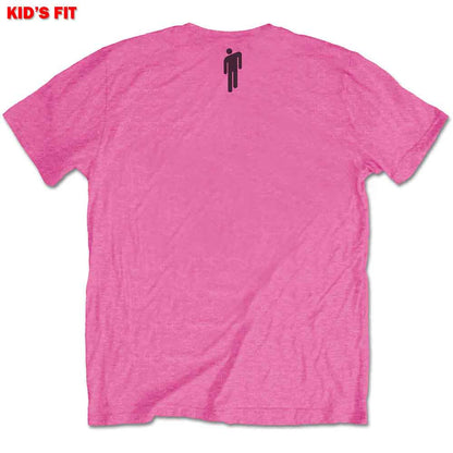 BILLIE EILISH - RACER LOGO & BLOHSH - Kids T-Shirt Pink