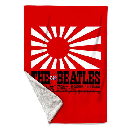Rocksax The Beatles Blanket - Japan Flag
