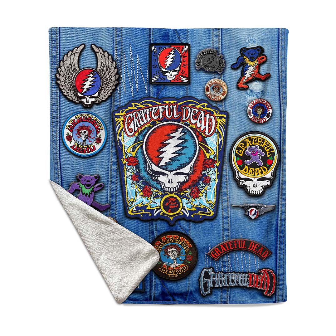 Rocksax Grateful Dead Blanket - Battle Vest