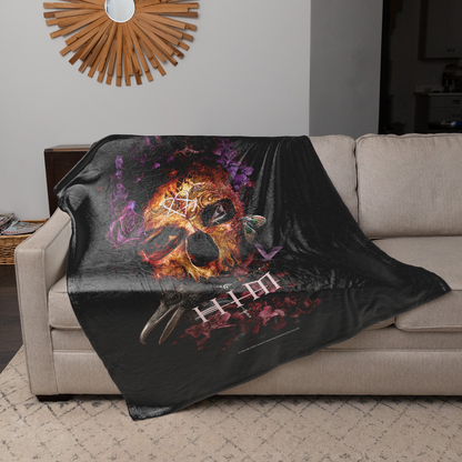 Rocksax HIM Sherpa Fleece Blanket - Corpus