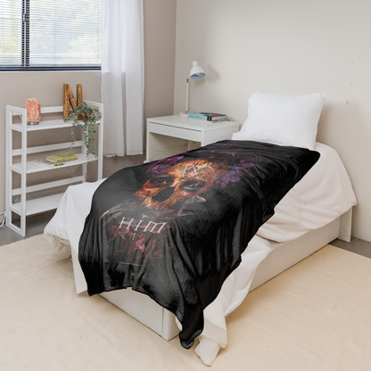 Rocksax HIM Sherpa Fleece Blanket - Corpus