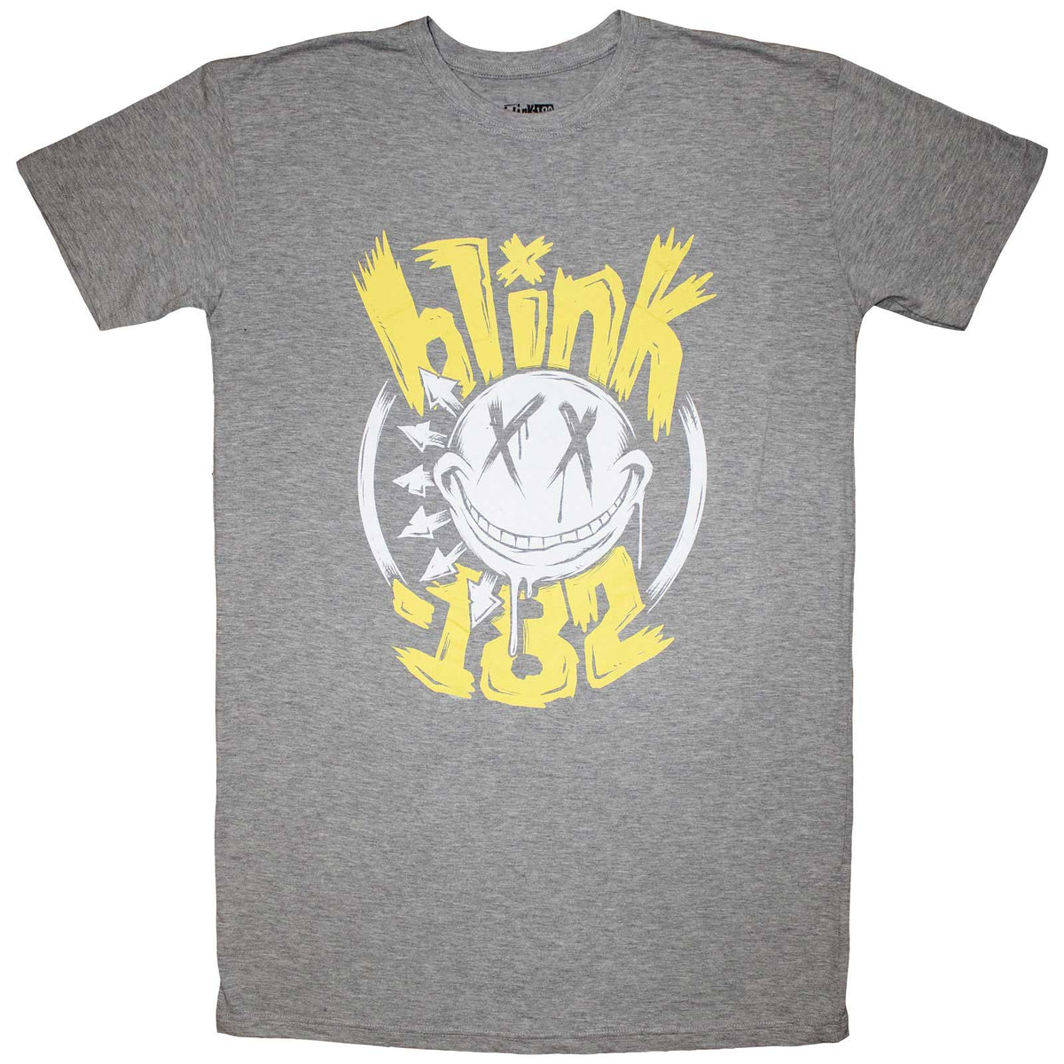 BLINK-182 - BIG SMILE - Ladies T-Shirt Dress Grey
