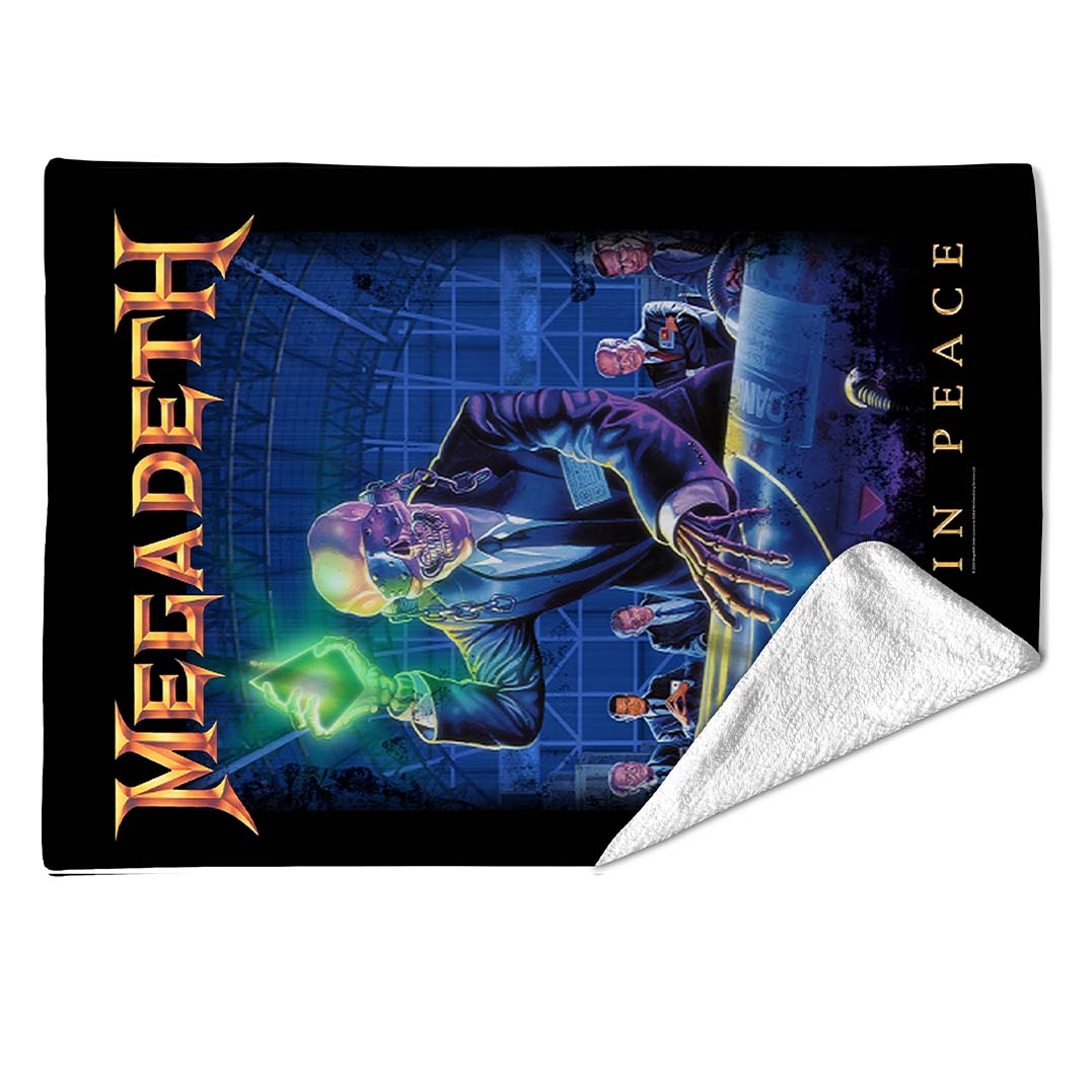 Rocksax Megadeth Sherpa Fleece Blanket - Rust in Peace