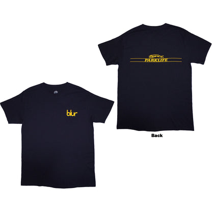 BLUR - PARKLIFE BACK - T-Shirt Blue