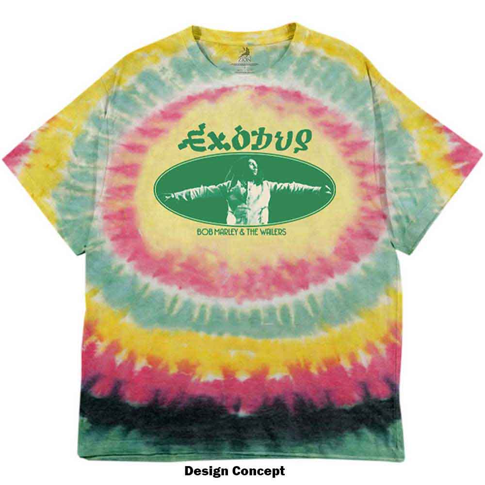 BOB MARLEY - EXODUS OVAL - T-Shirt Multicolour