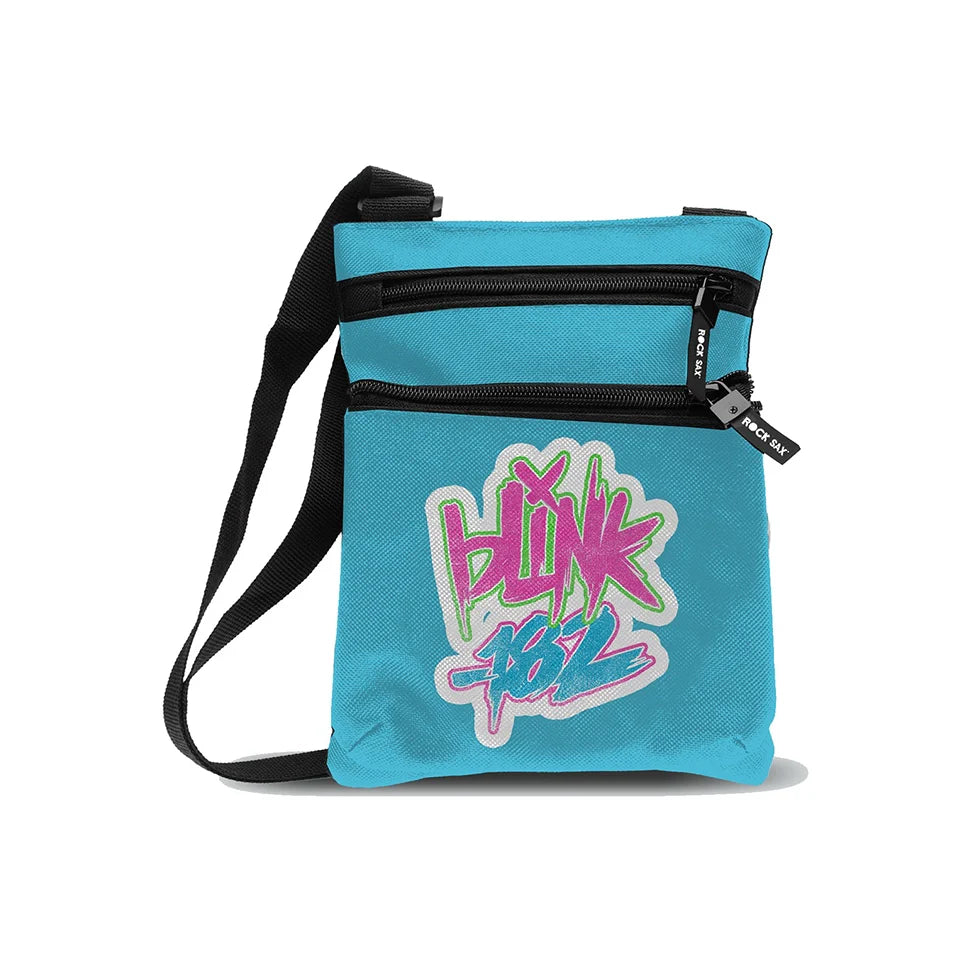 Rocksax Blink 182 Body Bag - Logo Blue