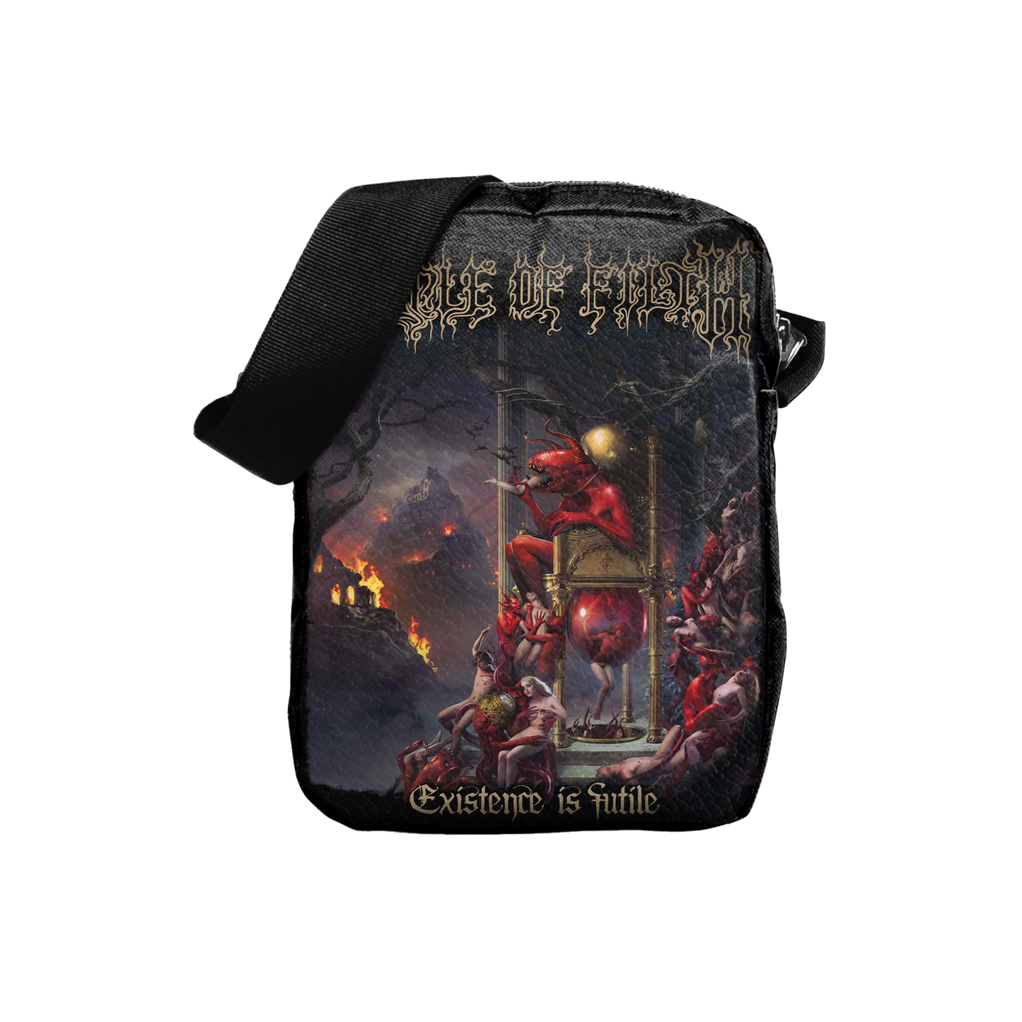 Rocksax Cradle Of Filth Crossbody Bag - Existence Is Futile