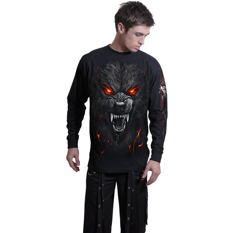 DARKEST FEAR - Longsleeve T-Shirt Black