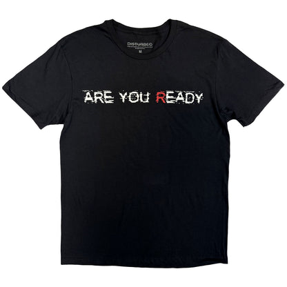 DISTURBED - ARE YOU READY? - T-Shirt Black