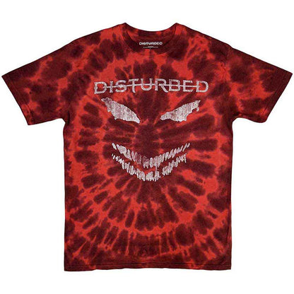 DISTURBED - SCARY FACE - T-Shirt Red