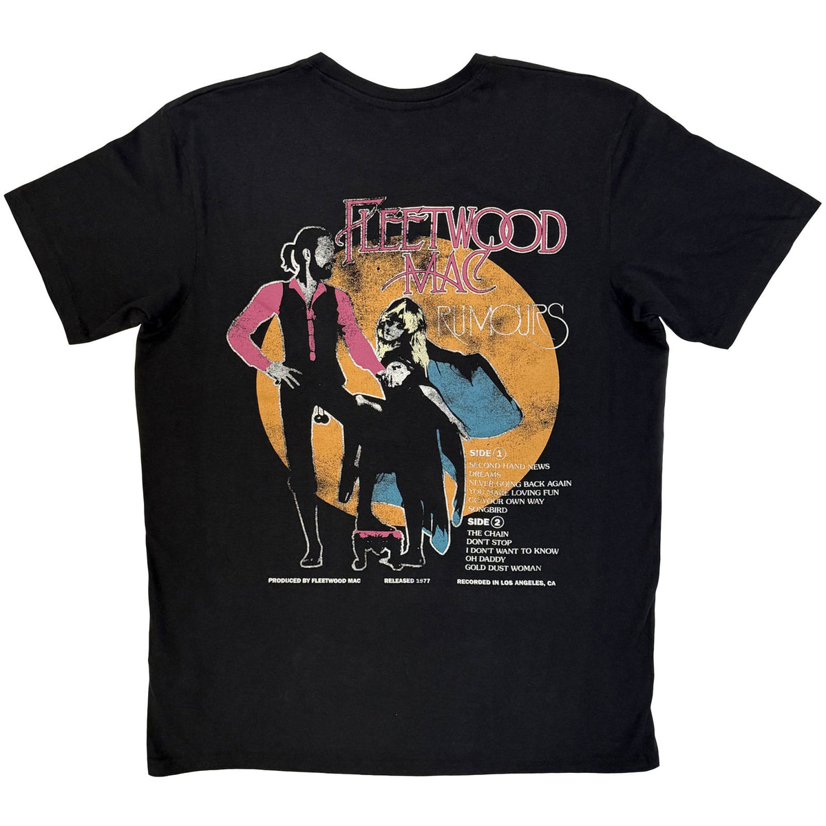 FLEETWOOD MAC - RUMOURS - Carbon T-Shirt Black