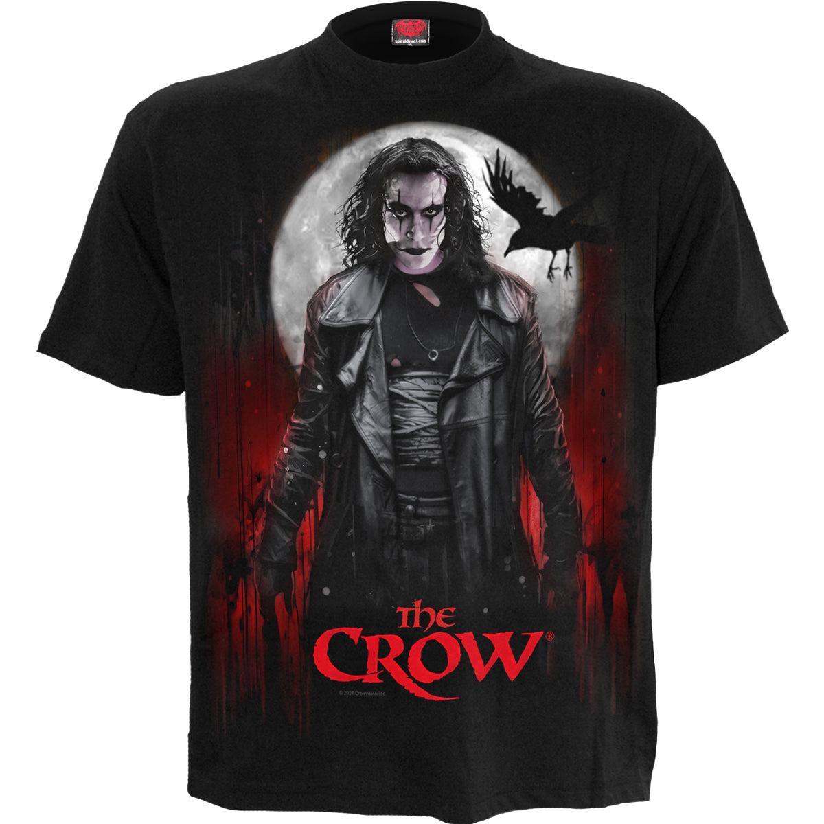 THE CROW - BLOOD MOON - T-shirt imprimé sur le devant noir