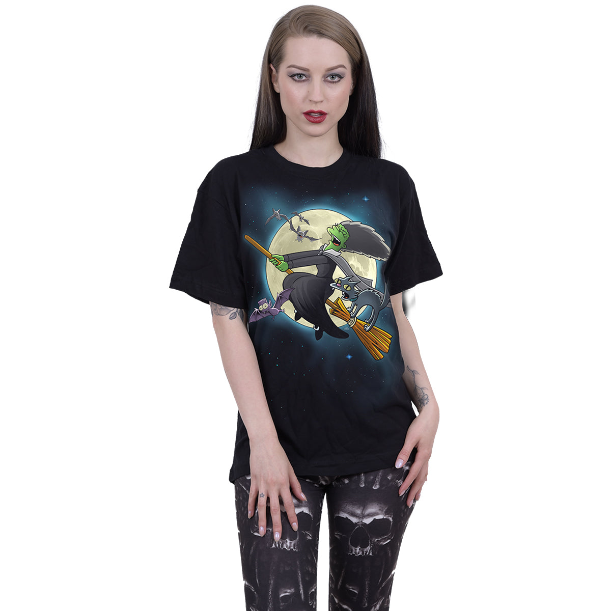 THE SIMPSONS - MARGE WITCH - T-shirt imprimé sur le devant Noir