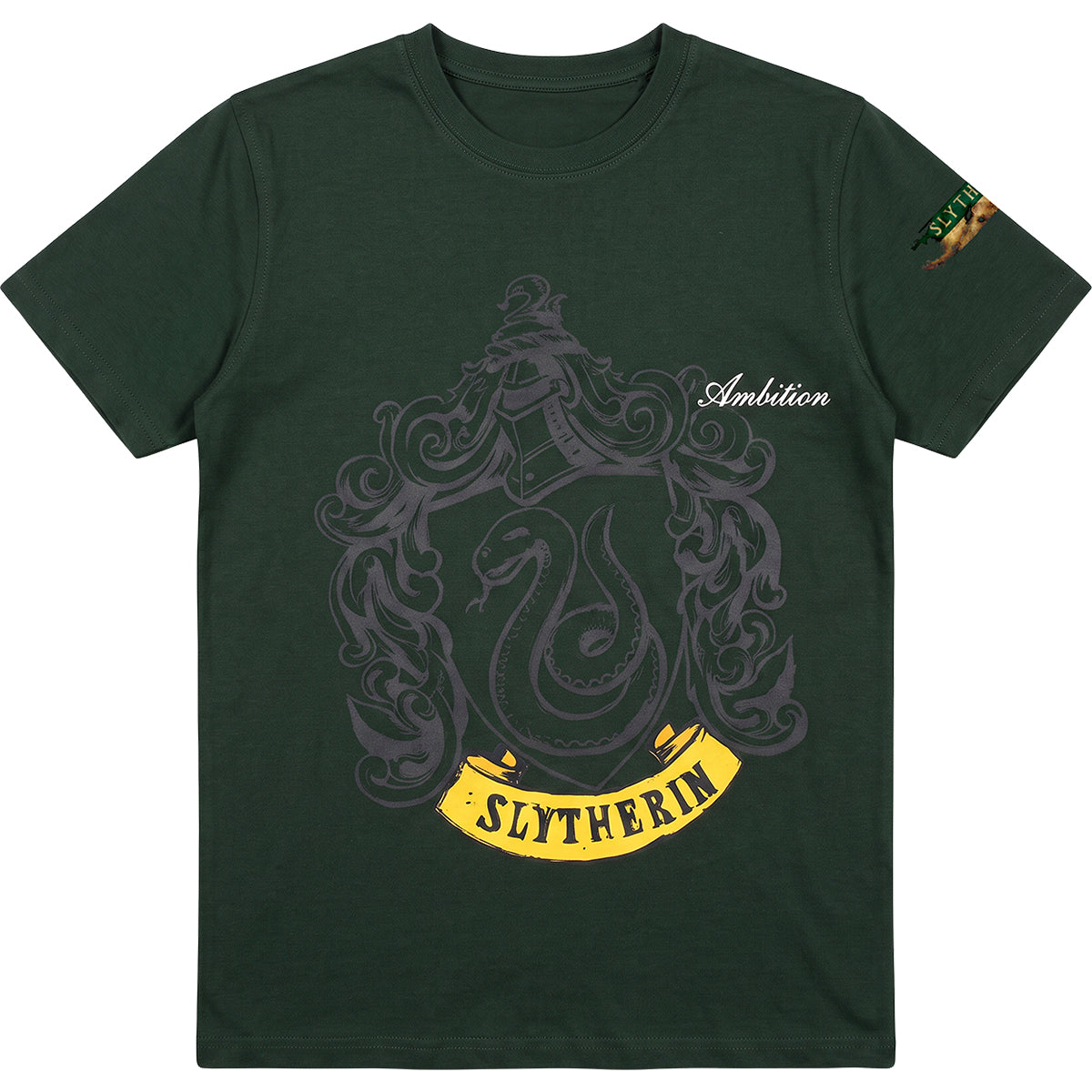 HARRY POTTER - EMBLÈME DE SERPENTARD - T-shirt vert foncé