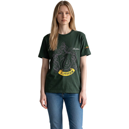 HARRY POTTER - EMBLÈME DE SERPENTARD - T-shirt vert foncé