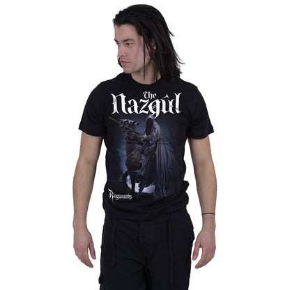 LOTR - THE NAZGUL - RINGWRAITHS - T-shirt à impression frontale Noir