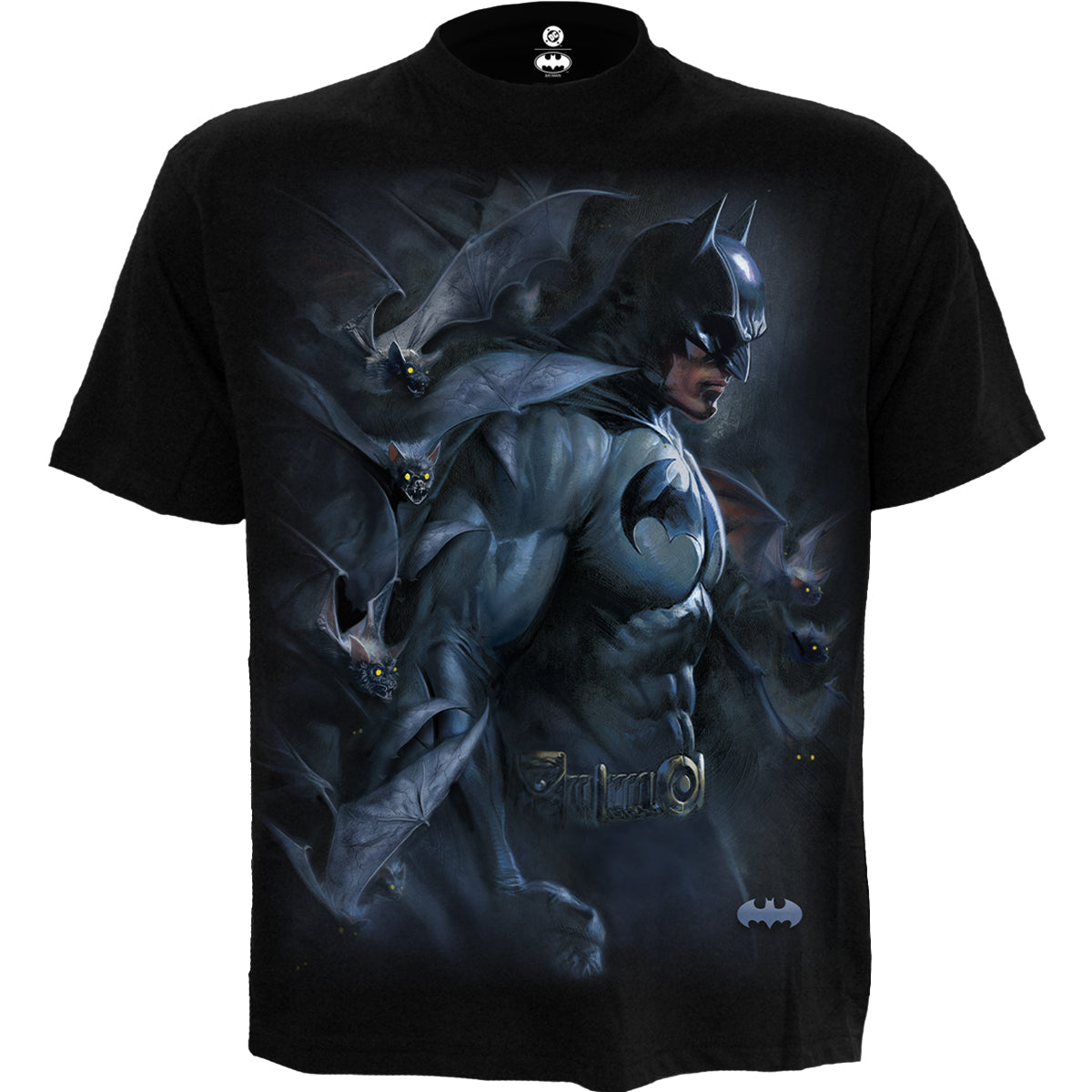 BATMAN - DARKEST FEARS - Front Print T-Shirt Black