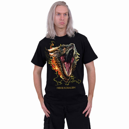 HOD 2 - DROGON - Front Print T-Shirt Black