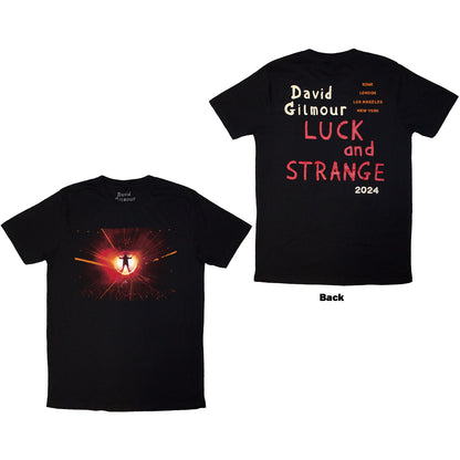 DAVID GILMOUR - LUCK & STRANGE STAGE SHOT - T-Shirt Black