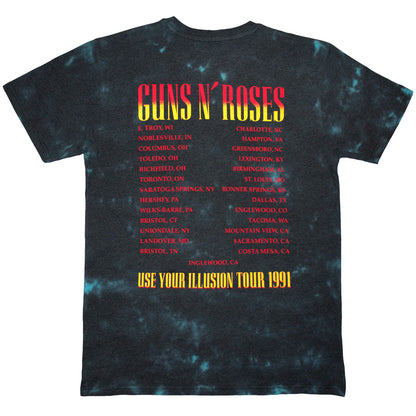 GUNS N' ROSES - UYI TOUR '91 - T-Shirt Black
