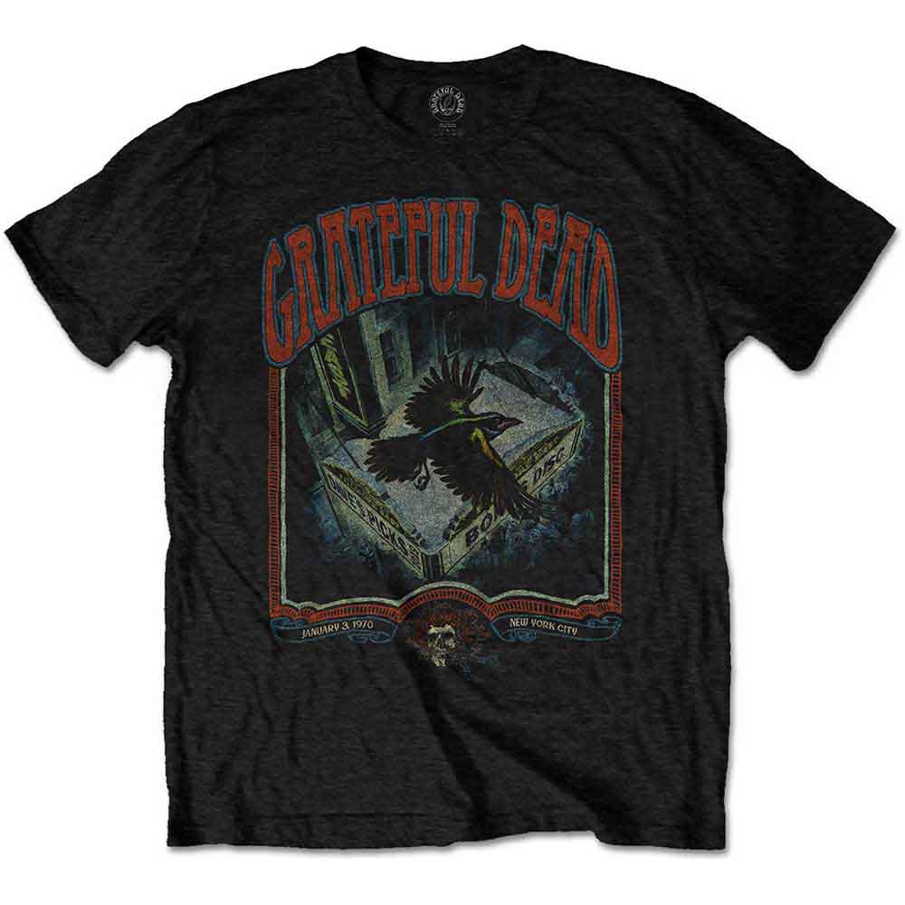 GRATEFUL DEAD - VINTAGE POSTER - T-Shirt Black