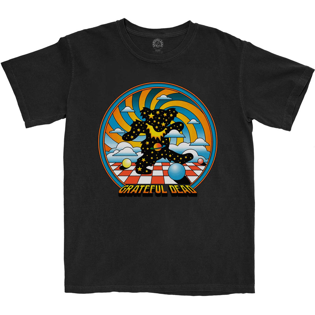 GRATEFUL DEAD - STARS BEAR - T-Shirt Black
