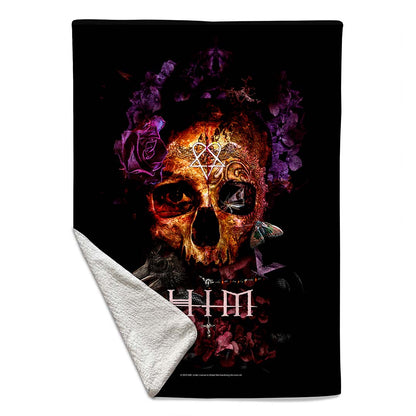 Rocksax HIM Sherpa Fleece Blanket - Corpus