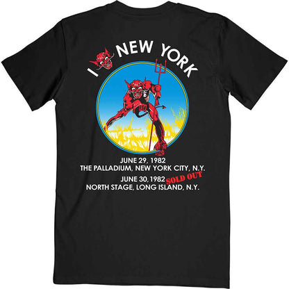IRON MAIDEN - THE BEAST IN NEW YORK - T-Shirt Black