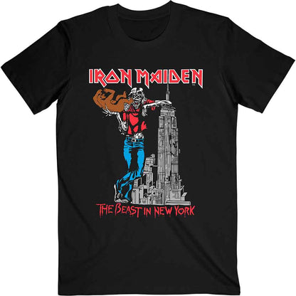 IRON MAIDEN - THE BEAST IN NEW YORK - T-Shirt Black